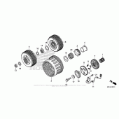 Схема вузла: Clutch (2) для Honda VFR1200 Crosstourer