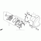 Схема вузла: Водяний насос для Honda VT750 Shadow Deluxe