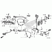 Схема вузла: Котушка запалювання + ecu для Honda VT1300 Sabre