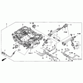 Схема узла: Дроссельная заслонка (ASSY.) для Honda ST1300 Pan-European