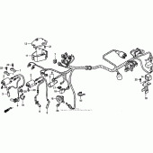 Схема вузла: Електрообладнання для Honda VT1100 Shadow ACE