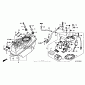 Схема узла: Fuel pump для Honda ST1300 Pan-European Police