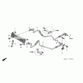 Схема вузла: Масляний охолоджувач для Honda VFR800 VFR