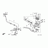 Схема узла: Передний тормозной цилиндр для Honda CMX250 Rebel