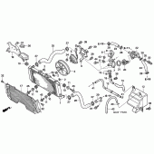 Схема вузла: Радіатор (CB1300A / SA) для Honda CB1300 Super Four