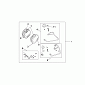 Схема вузла: Pannier set для Honda VFR800 VFR