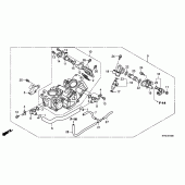 Схема узла: Дроссельная заслонка для Honda VTR250 VTR