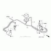 Схема вузла: Vacuum tank (02- 05) для Honda RVT1000R RVT RC51