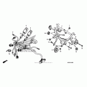 Схема вузла: Cowl stay для Honda ST1300 Pan-European