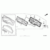 Схема вузла: Спідометр для Honda RVT1000R RVT RC51