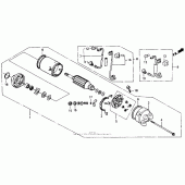 Схема вузла: Стартер для Honda VT600 Shadow VLX