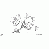 Схема вузла: Cowl stay (VFR800) для Honda VFR800 VFR