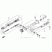 Схема узла: Задний рычаг (Маятник) для Honda ST1100 Pan-European