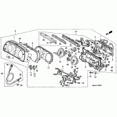 Схема узла: Панель приборов (ST1100A) для Honda ST1100 Pan-European