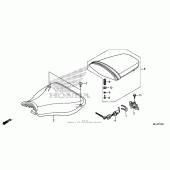 Схема узла: Сиденье для Honda CBR600 CBR600RR