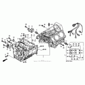 Схема узла: Картер двигателя для Honda ST1300 Pan-European
