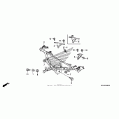 Схема узла: Cowl stay (gl1800 06-) для Honda GL1800 Gold Wing