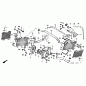 Схема узла: Радиатор для Honda VTR1000 Firestorm