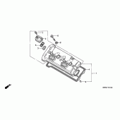Схема узла: Клапанная крышка для Honda CBR600 CBR600FR Racing Edition