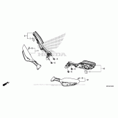 Схема вузла: Mirror для Honda CBR1000 CBR1000RR Fireblade