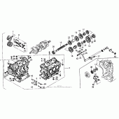 Схема узла: Блок цилиндров set 92 для Honda GL1500 Gold Wing Aspencade