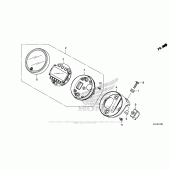 Схема узла: Спидометр для Honda CMX300 Rebel