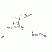 Схема вузла: Педаль (Лапка) для Honda VFR800 VFR