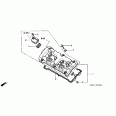 Схема вузла: Клапанна кришка для Honda CB900 Hornet