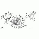 Схема вузла: Рама для Honda CRF450 CRF450R