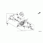 Схема узла: Parking brake caliper для Honda NC700