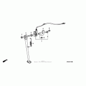 Схема вузла: Підставка для Honda XR650