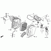 Схема узла: Воздушный фильтр для Honda NSA700 DN-01