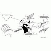 Схема вузла: Наклейки (CBR600F4) для Honda CBR600 CBR600F