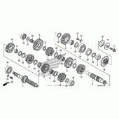 Схема вузла: Трансмісія для Honda CRF450 CRF450R