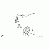 Схема узла: Генератор импульсов для Honda CB750 Seven Fifty