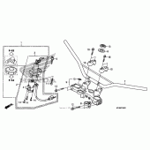 Схема вузла: Кермо для Honda XR650