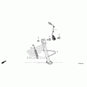 Схема вузла: Підставка для Honda CBR300R