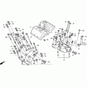 Схема узла: Клапанная крышка для Honda PC800 Pacific Coast