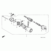 Схема узла: Стартер электрический для Honda CBR600 CBR600F