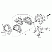 Схема вузла: Панель приладів для Honda CB600F Hornet