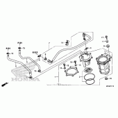 Схема вузла: Паливний насос для Honda VT750 Shadow Aero