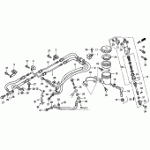 Схема узла: St1100a rr. тормозной цилиндр 96-98 для Honda ST1100 Pan-European