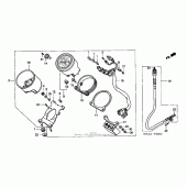 Схема вузла: Спідометр для Honda VT1100 Shadow Spirit