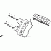 Схема узла: Клапанная крышка для Honda VTR250 VTR
