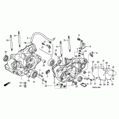 Схема вузла: Картер двигуна для Honda CRF250 CRF250R
