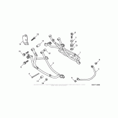 Схема вузла: Saddlebag Mounting Brackets для Honda VT1300 Interstate
