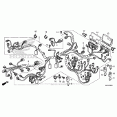 Схема вузла: Електрообладнання для Honda ST1300 Pan-European Police