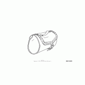 Схема вузла: Leather touring bag (studded) для Honda VTX1300