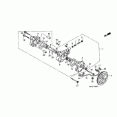 Схема вузла: Масляний насос (NX500P / R / NX650P / R) для Honda NX500 Dominator