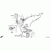 Схема вузла: Evap Canister для Honda GL1800 Gold Wing F6B Bagger
